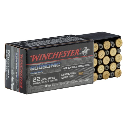 Munition Subsonic Cal. 22Lr 42 Grains Boite De 50