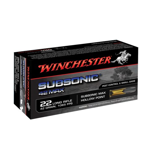 Munition Subsonic Cal. 22Lr 42 Grains Boite De 50