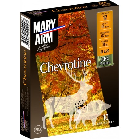 Munition Cal 12 Chevrotine 9 Grains 35G