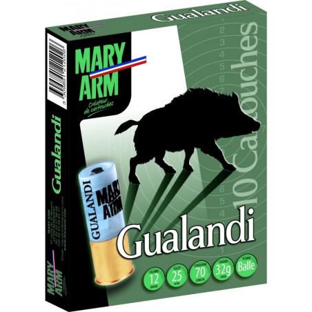 Munition Cal 12 Balle Gualandi 32