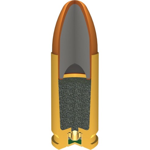 Munition 9mm Luger 124Gr  FMJ x50