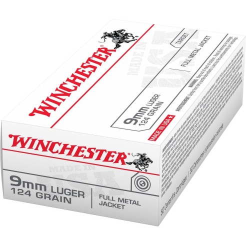 Munition 9mm Luger 124Gr  FMJ x50