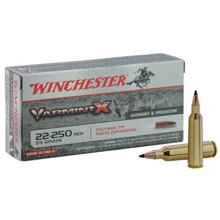 Munition Cal 22-250 Rem 55Gr Psp Winchester Bte/20