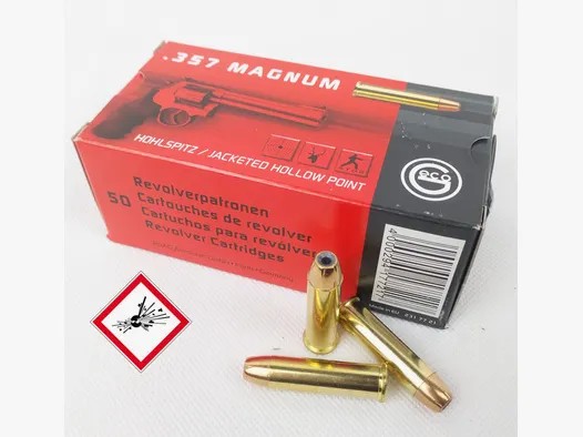 Munition Cal 357 Mag Geco 158Gr Jhp Bte/50